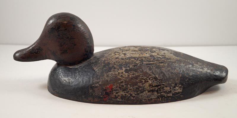 Red Head Duck Cast Iron Sink Box Hunting Decoy (1 of 8)