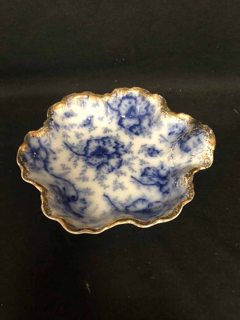 Warwick Flow Blue Handled Bowl (1 of 4)