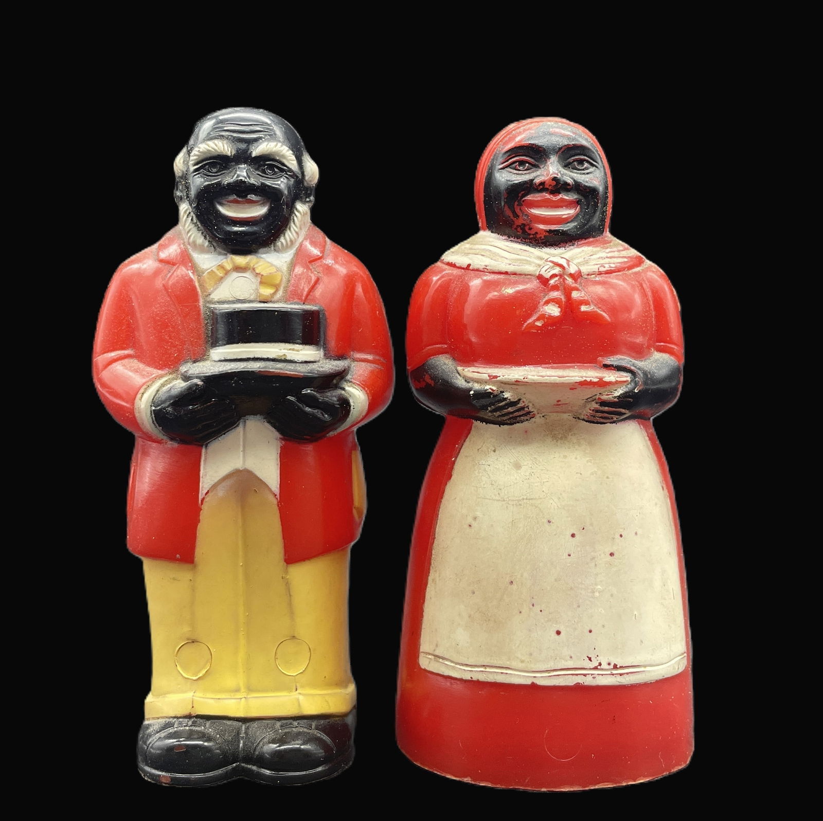 VINTAGE F&F Mold SALT AND PEPPER SHAKERS (1 of 8)