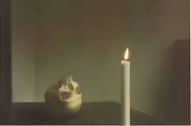 Gerhard Richter - Skull with Candle - 1995 Offset Lithograph 16" x 24.25" (1 of 1)