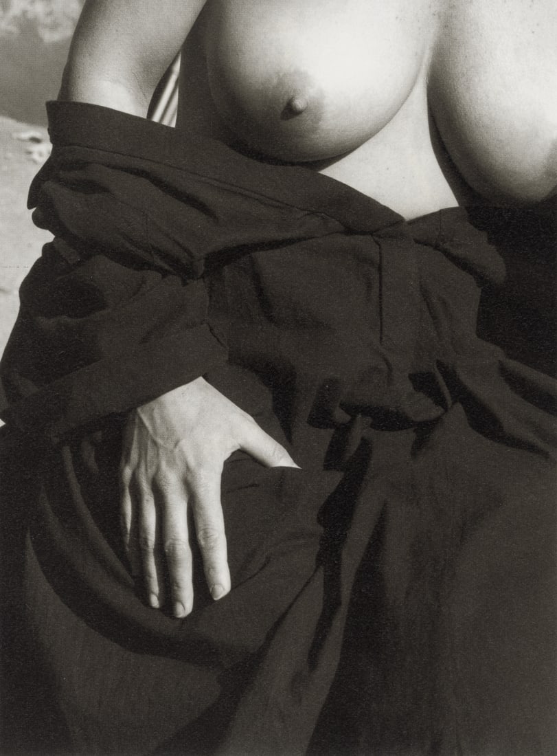 MANUEL ALVAREZ BRAVO - The Black Cloth, 1986: Artist: Manuel Alvarez Bravo Title: The Black Cloth, 1986 Medium: Photo Litho, 2008, Germany Dimensions: 4.75x6.45" Description: Heat Wax Mounted on 8.5x11" Conservation Board Artist Bio: Manuel Alvar