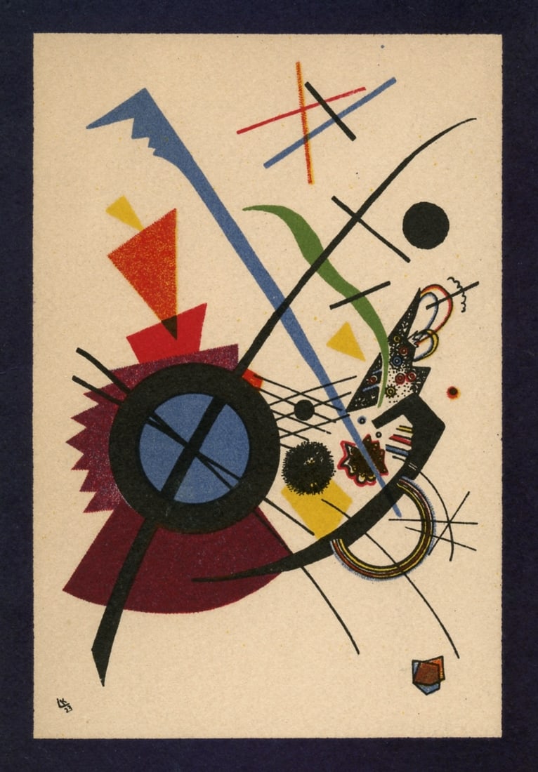 Wassily Kandinsky lithograph "Violet" (1 of 2)