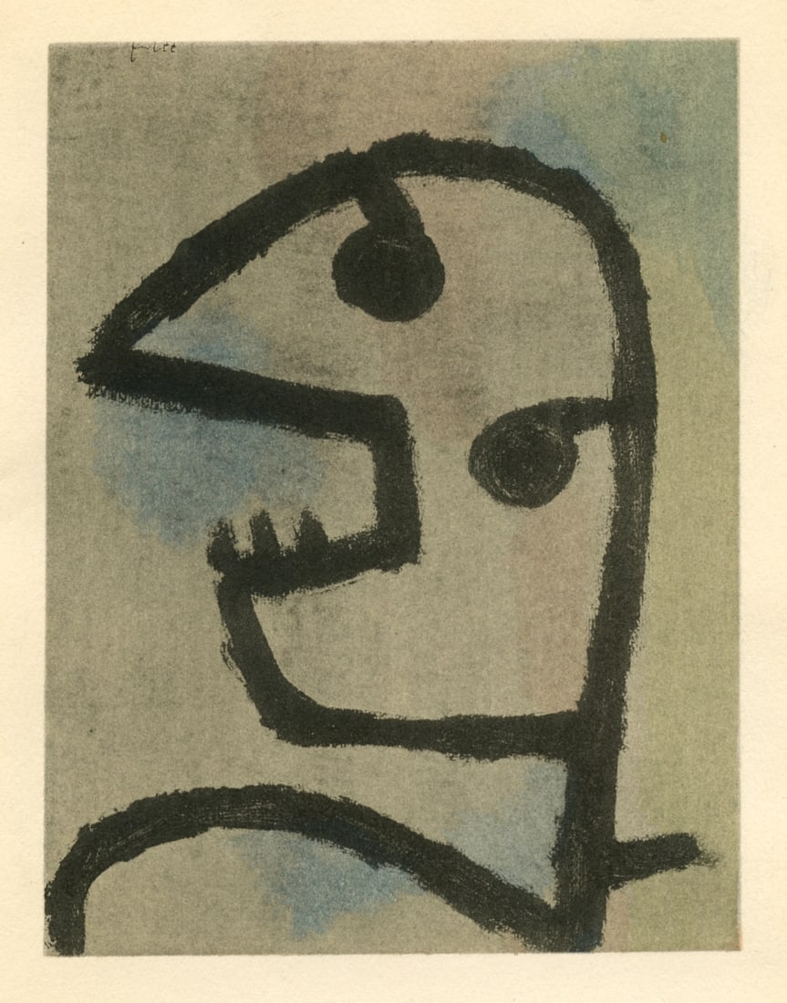 Paul Klee pochoir "Hungergespenst" (1 of 1)