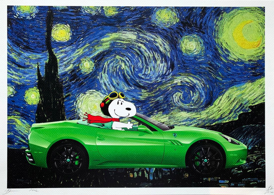 Death NYC Van Gogh Snoopy Ferrari (1 of 1)