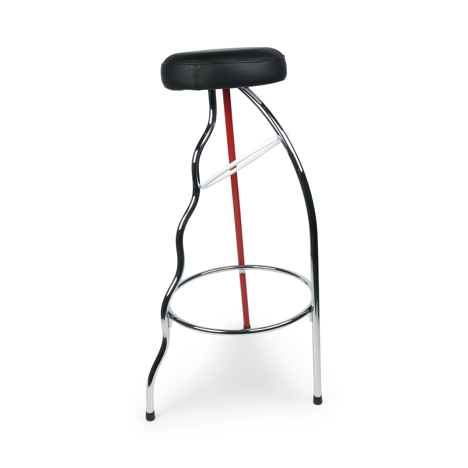 Red Duplex Bar Stool by Javier Mariscal for BD Barcelona (1 of 5)