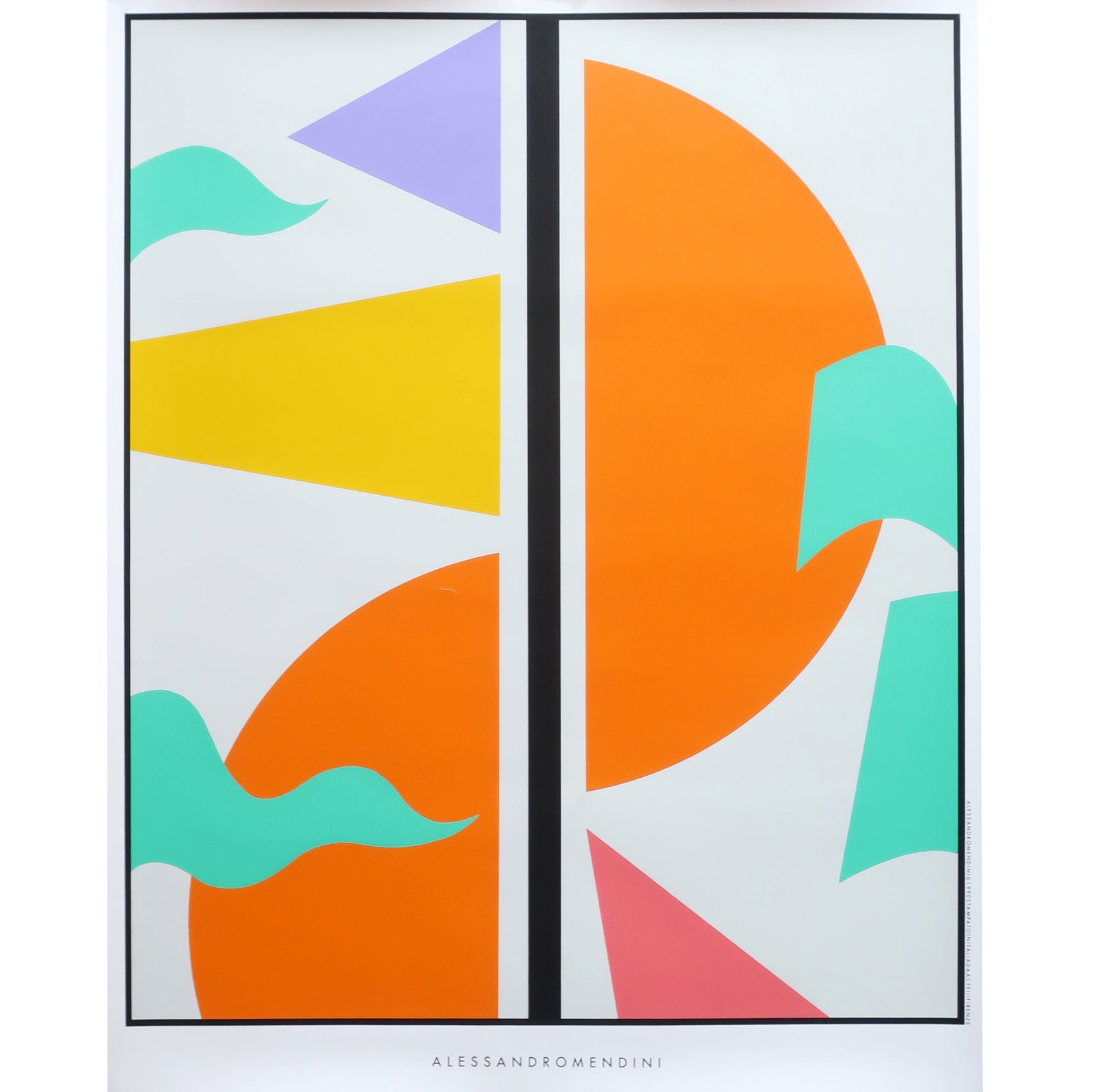 Alessandro Mendini for Acte III Silkscreen Print 1990 (1 of 7)