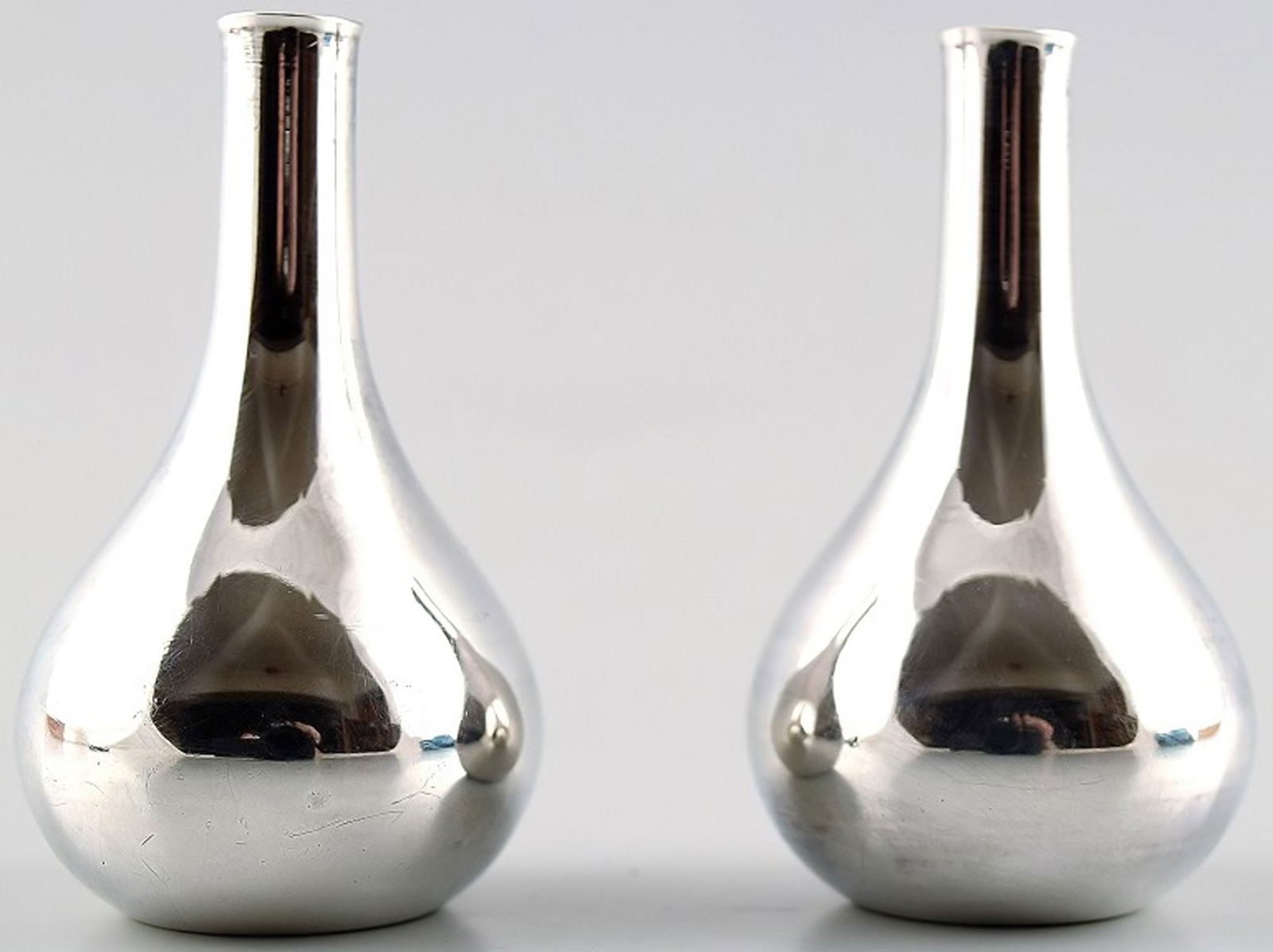 Jens Quistgaard. Danish design, 1960s. Pair of candlesticks. (1 of 3)