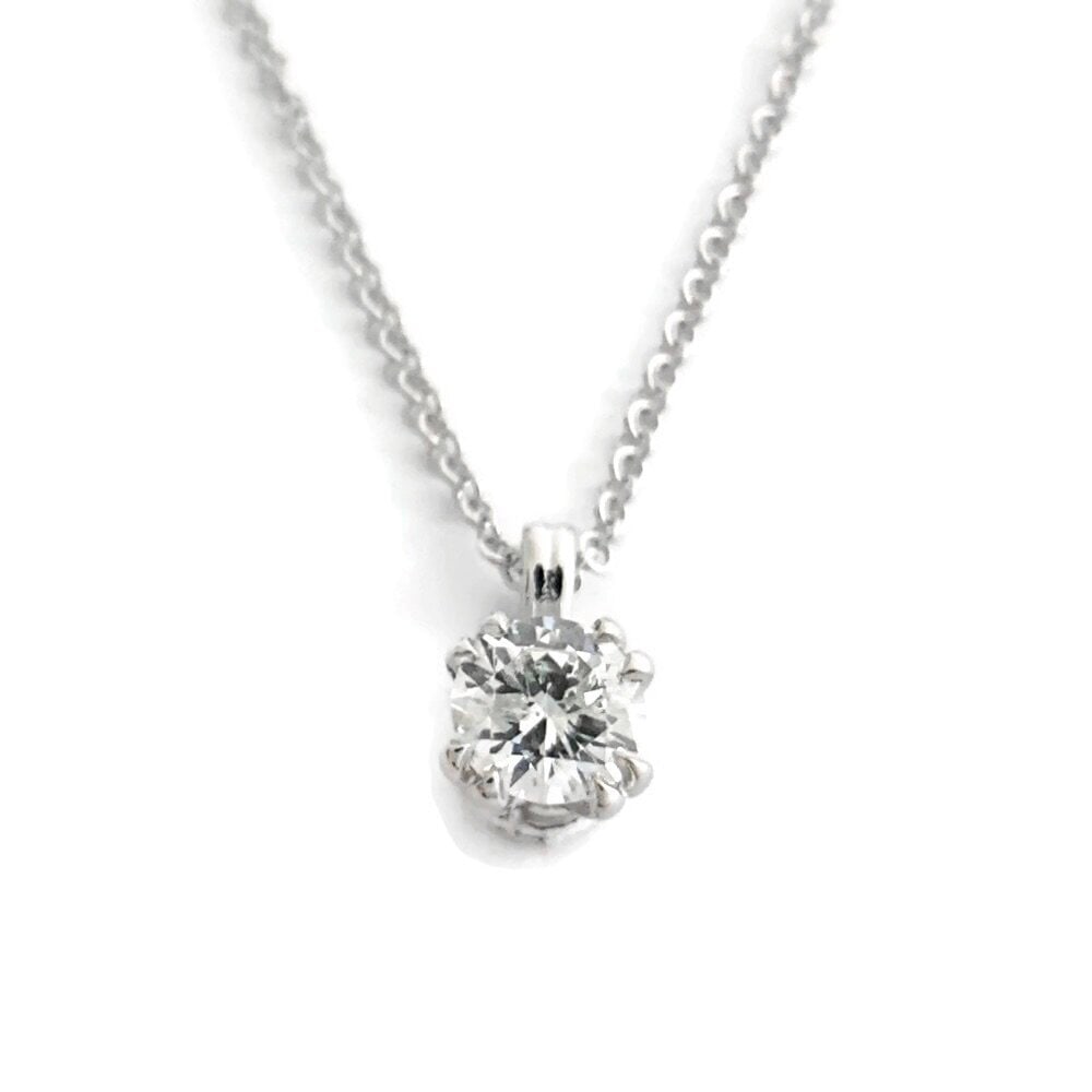 Diamond Solitaire Necklace (1 of 4)