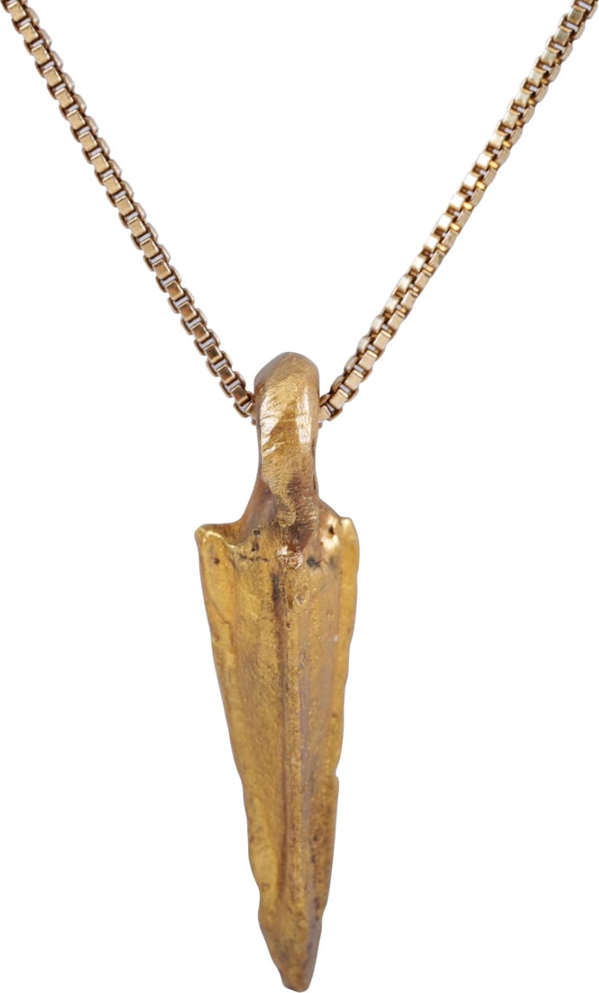 ROMAN ARROWHEAD PENDANT NECKLACE, C.100 BC (1 of 3)