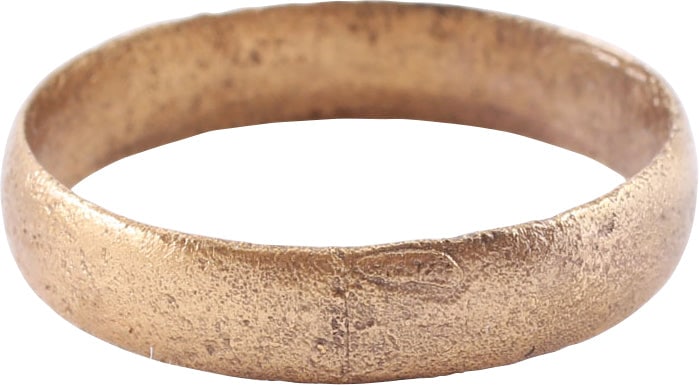 VIKING WEDDING RING, SIZE 8 ¾ (1 of 5)