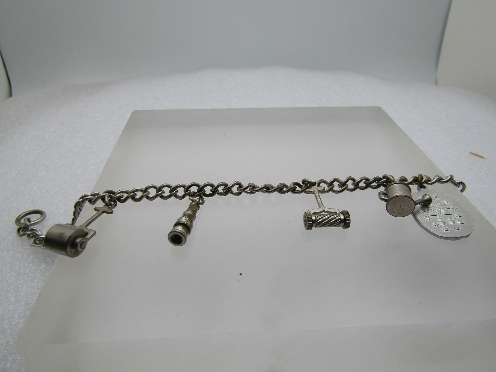 Vintage Charm Bracelet, Gardening, 7", 1960's-1970's (1 of 5)