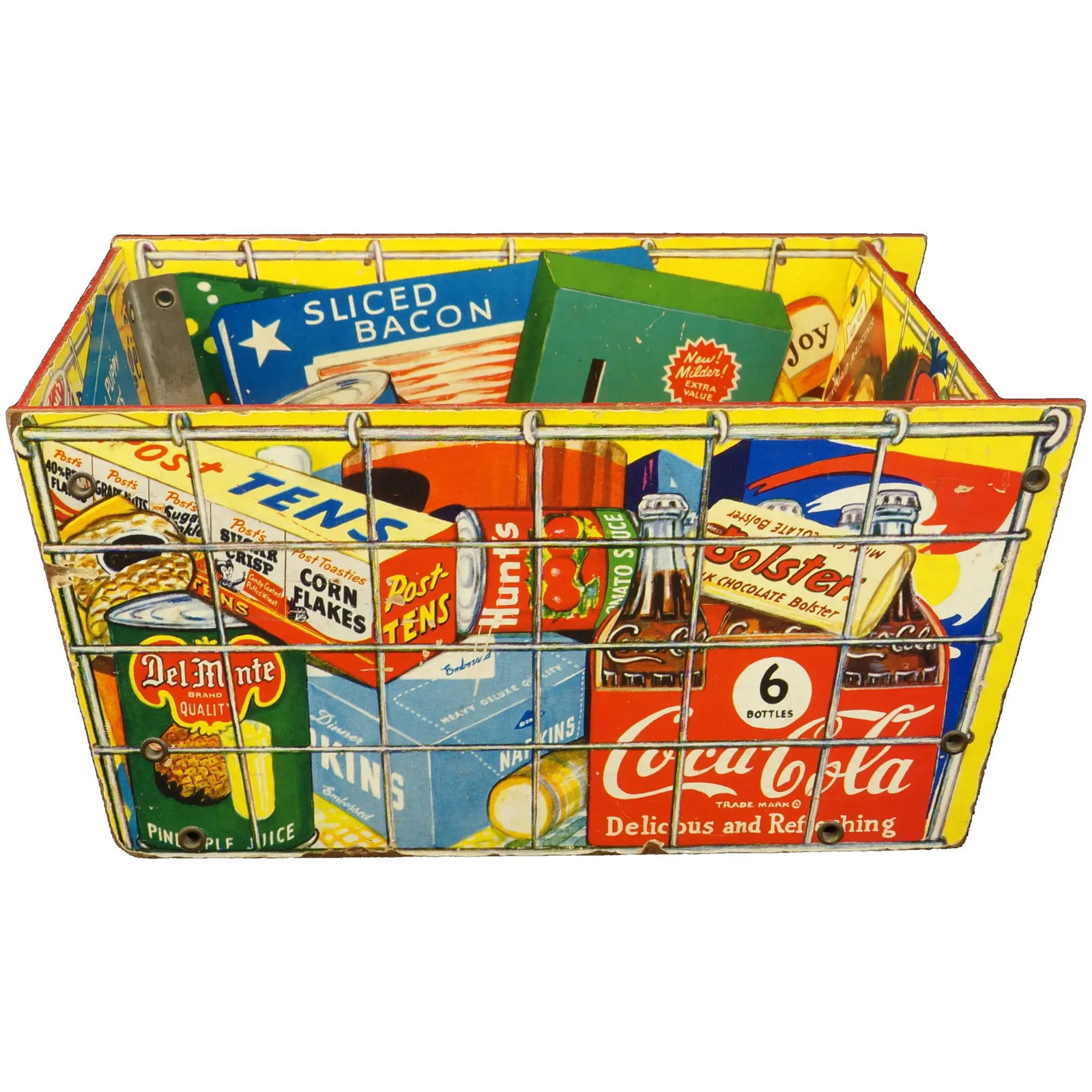 1950s Shopping Basket Counter Display (1 of 12)