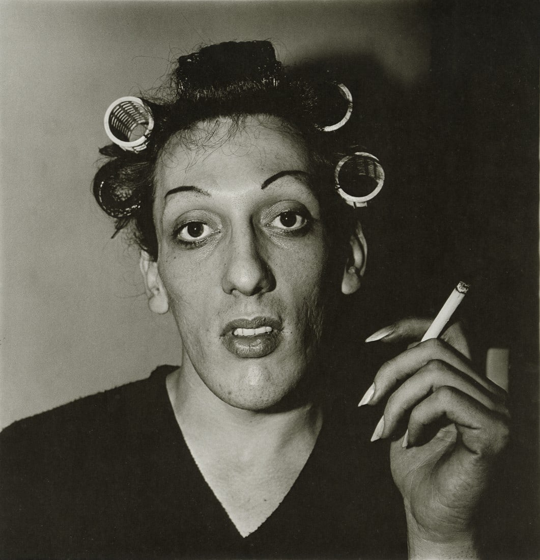 DIANE ARBUS - A Young Man in Curlers, NYC, 1966 (1 of 1)