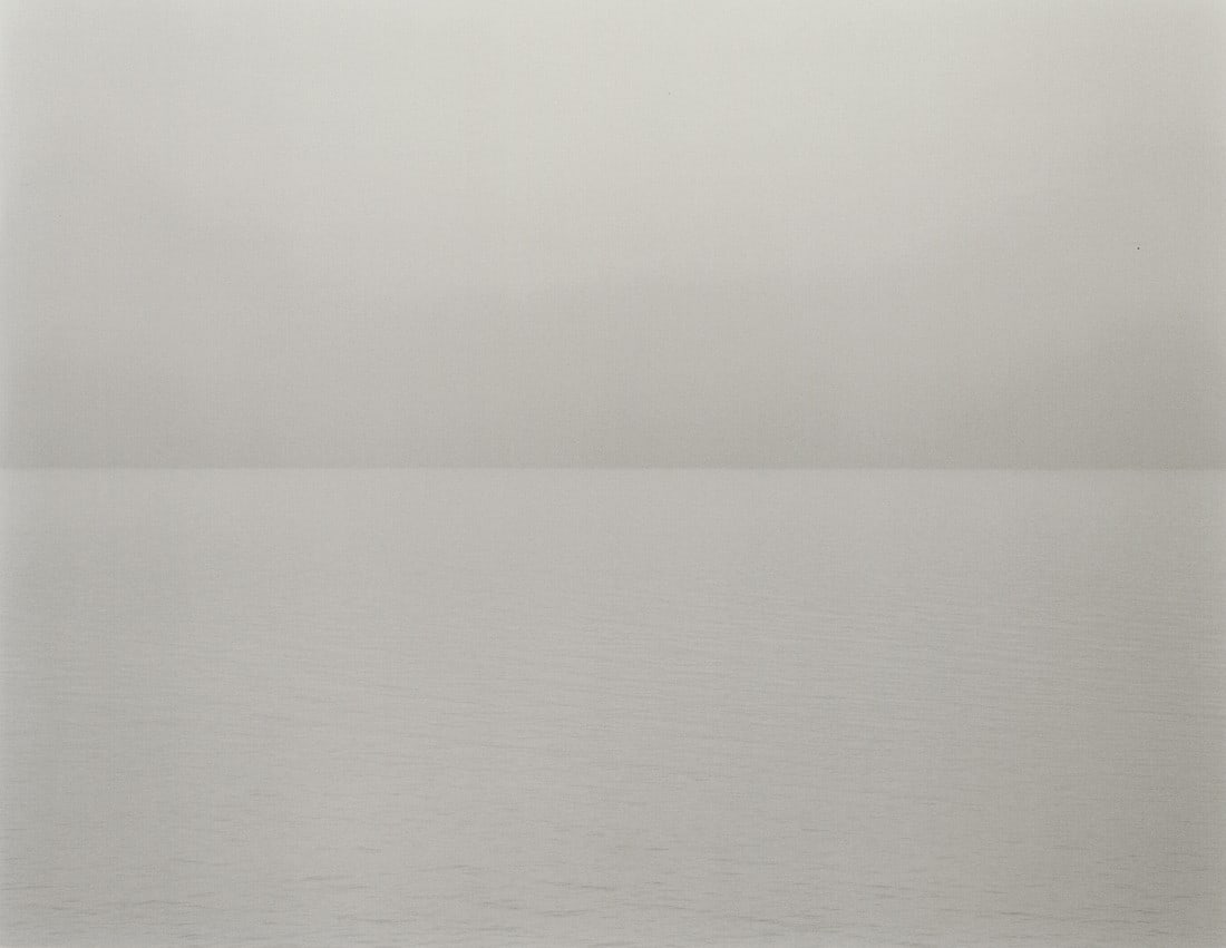 HIROSHI SUGIMOTO - Lake Superior, Cascade River: Artist: Hiroshi Sugimoto Title: Lake Superior, Cascade River, 1995 Medium: Photo Litho, 2005, Germany Dimensions: 8.5x6.55"" Description: Heat Wax Mounted on 8.5x11" Conservation Board Artist Bio: Hir