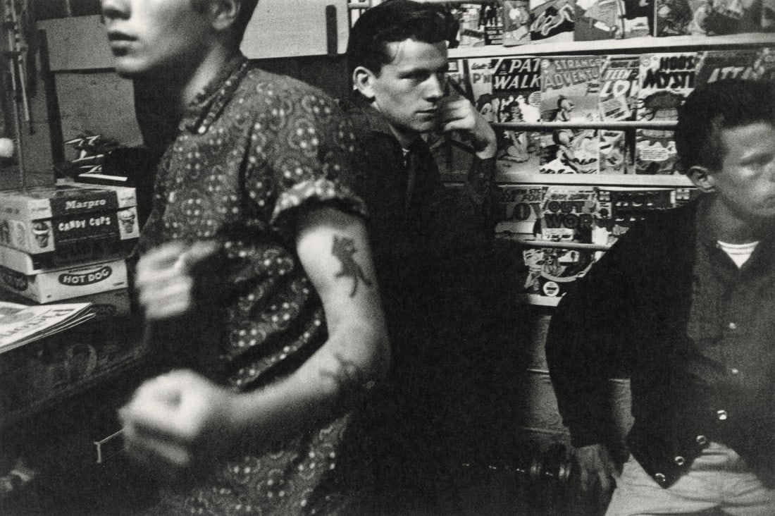 BRUCE DAVIDSON - Brooklyn, 1959: Artist: Bruce Davidson Title: Brooklyn, 1959 Medium: Photo Litho, 2016, Spain Dimensions: 8.65x5.75" Description: Heat Wax Mounted on 8.5x11" Conservation Board Artist Bio: Bruce Davidson is an Americ