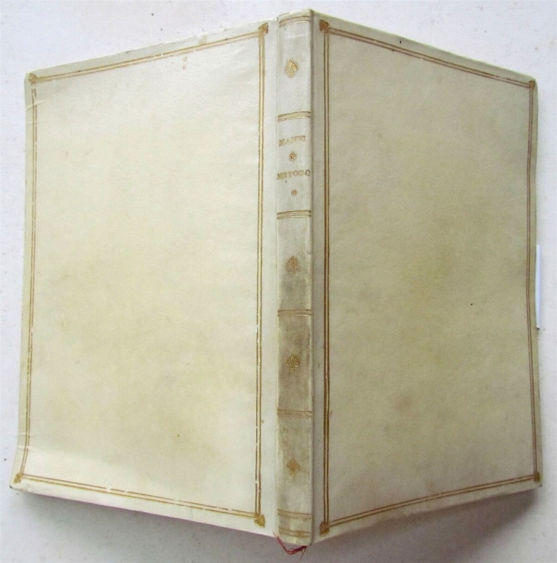 1755 studying the History of Florence antique vellum bound in Italian: Manni, Domenico Maria METODO BREVE PER ISTUDIARE PROFITTEVOLMENTE LA STORIA DI FIRENZE Method for studying the History of Florence with brevity and profitably Florence, Moucke, 1755 Size 5 by 7.5" Num