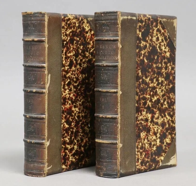 1856 ARCTIC EXPLORATIONS 2nd GRINNEL EXPEDITION 2 v. E.KANE antique ILLUSTRATED (1 of 11)