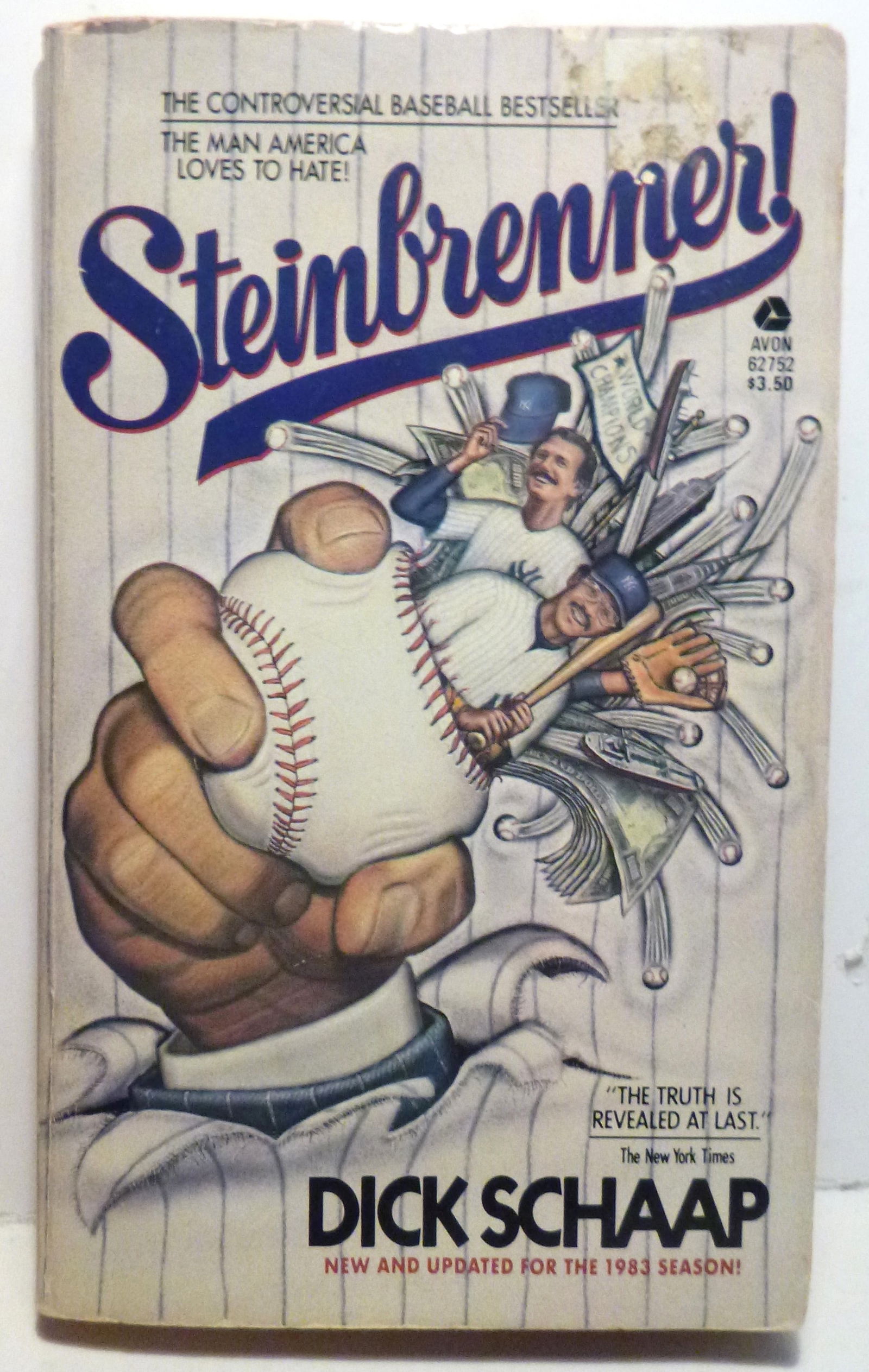 NY YANKEES GEORGE STEINBRENNER - HAND SIGNED (1 of 6)