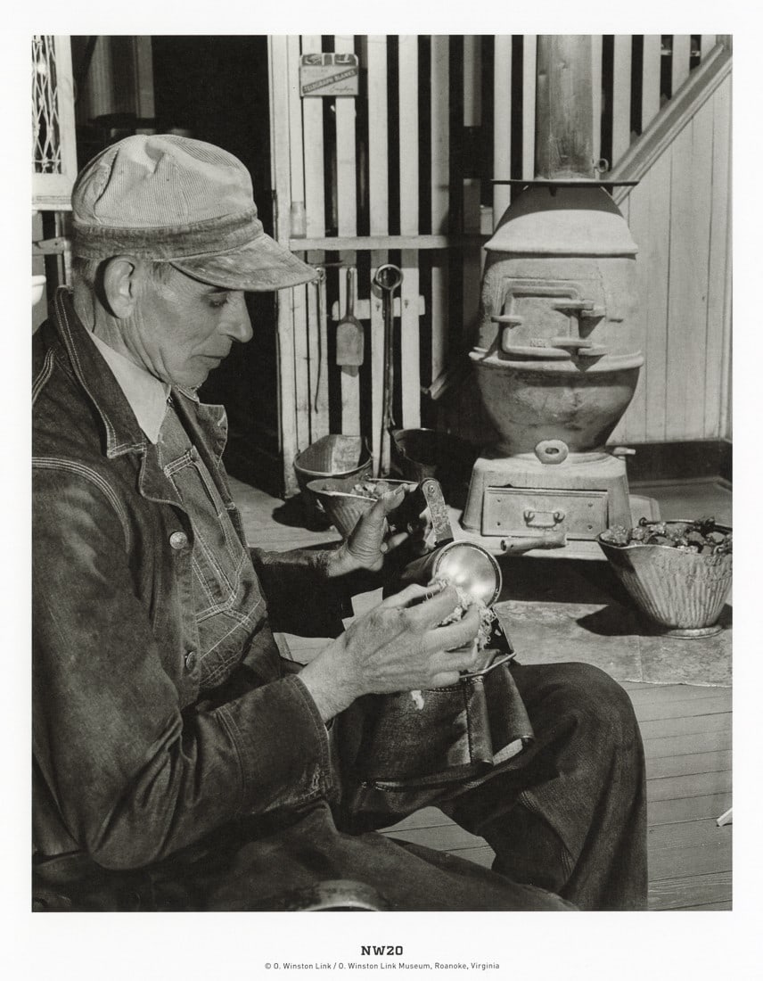 O. WINSTON LINK - Floyd S. Kite, Car Repairer: Artist: O. Winston Link Title: Floyd S. Kite, Car Repairer, Cleaning His Inspection Lamp, Waynesboro, Virginia, 1955 Medium: Photo Litho, 2019, Germany Dimensions: 7.55x9.6" Description: Unmounted Art