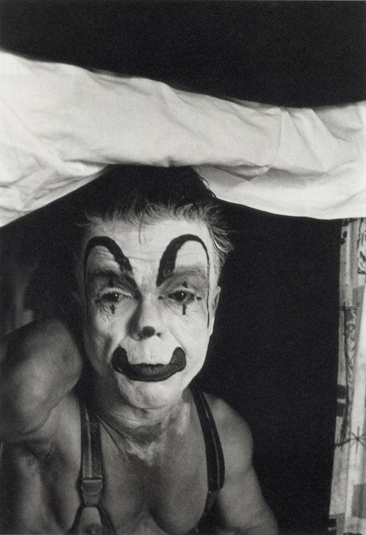 BRUCE DAVIDSON - The Dwarf and Clyde Beatty Circus: Artist: Bruce Davidson Title: The Dwarf and the Clyde Beatty Circus, 1958 Medium: Photo Litho, 2009, Germany Dimensions: 6.3x9.2" Description: Heat Wax Mounted on 11x14" Conservation Board Artist Bio: