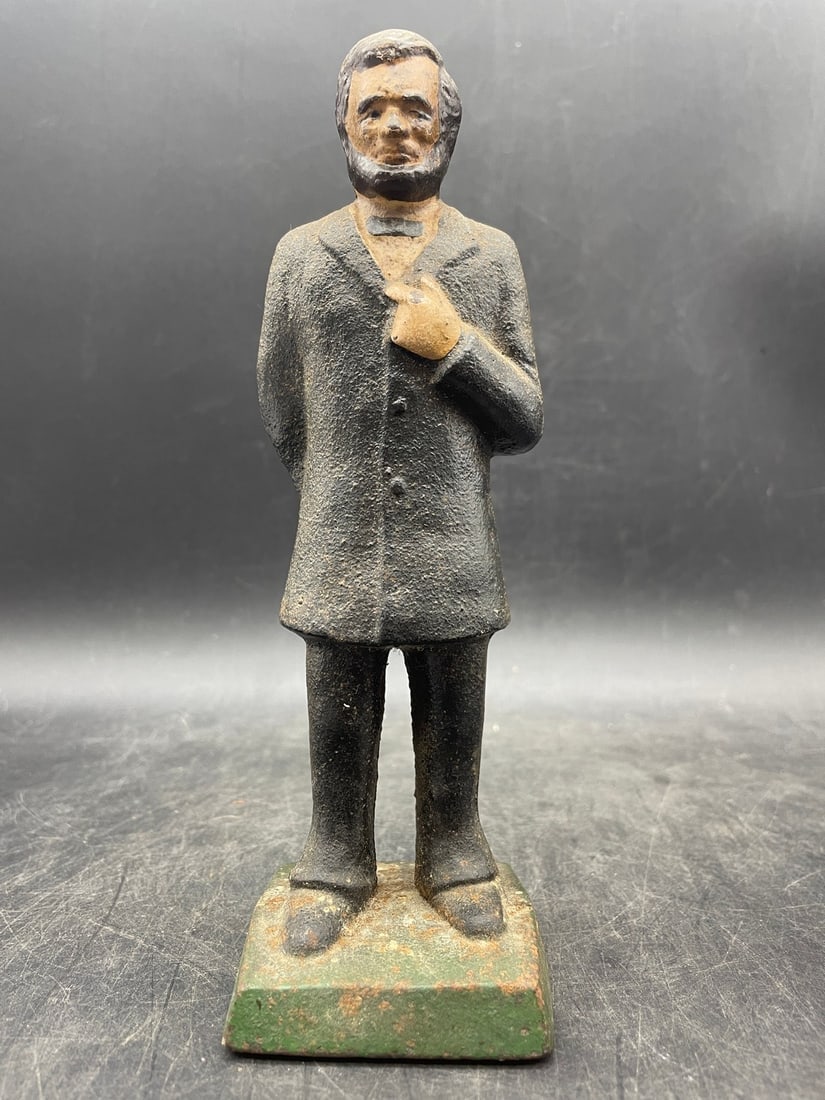Cast Iron President Abraham Lincoln Doorstop (1 of 7)
