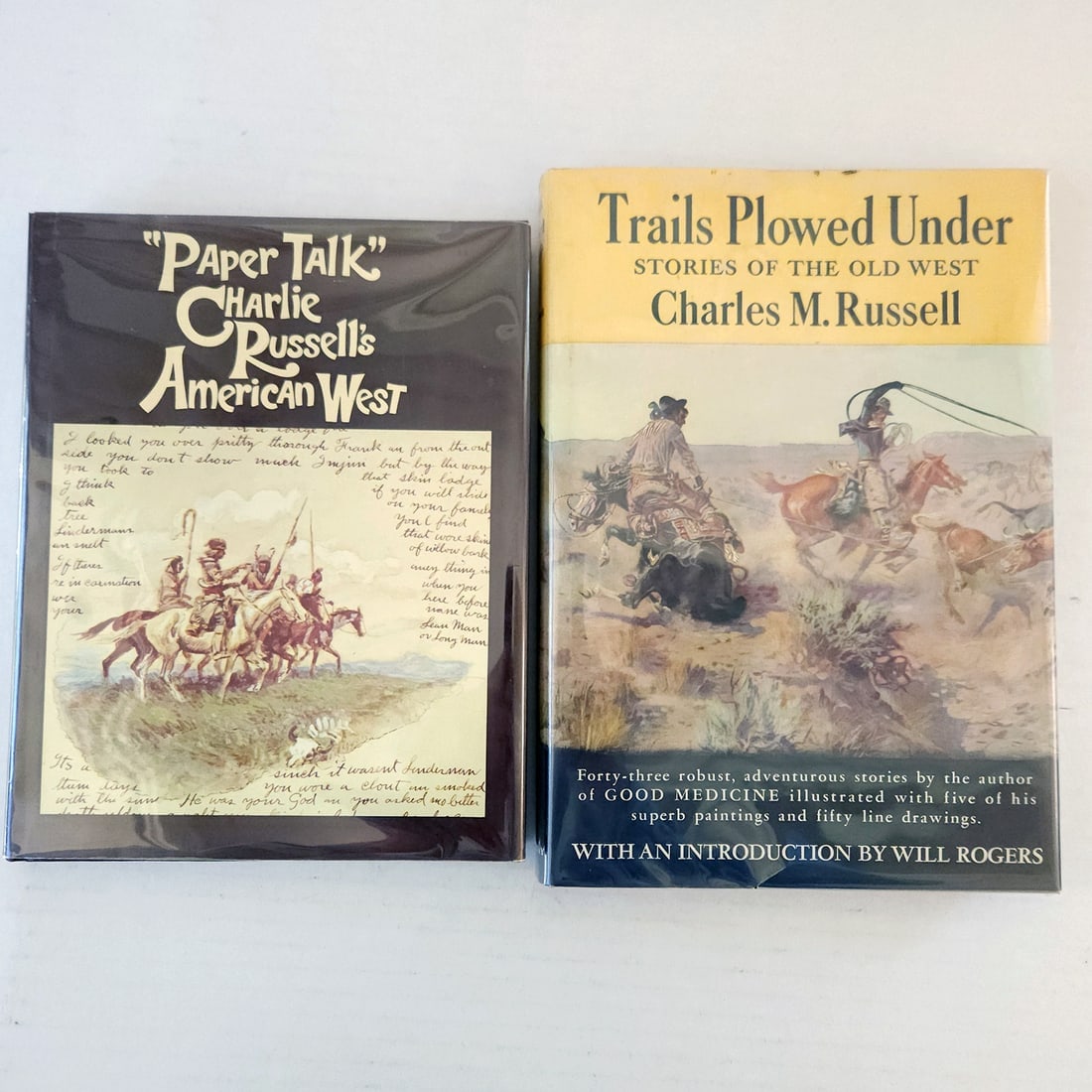 Charles M Russell 1st Edition Books Set of 2 (1 of 8)
