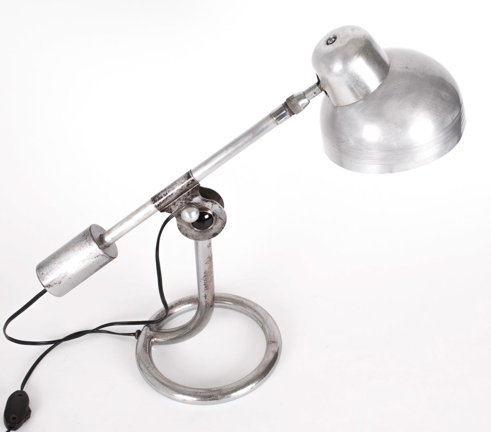 Unusual art deco Bauhaus counterbalance desk lamp (1 of 7)