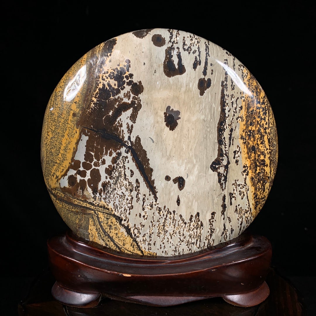 Beautiful Chinese Grass Flower Stone Statue (1 of 9)