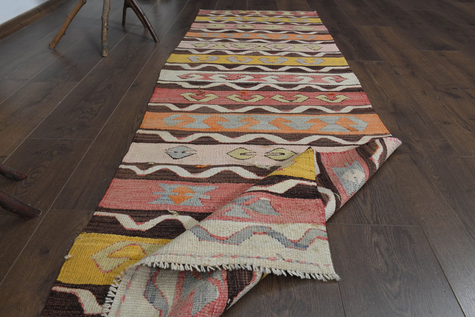 2.4x7.1 ft, COLORFUL KILIM RUNNER (1 of 10)