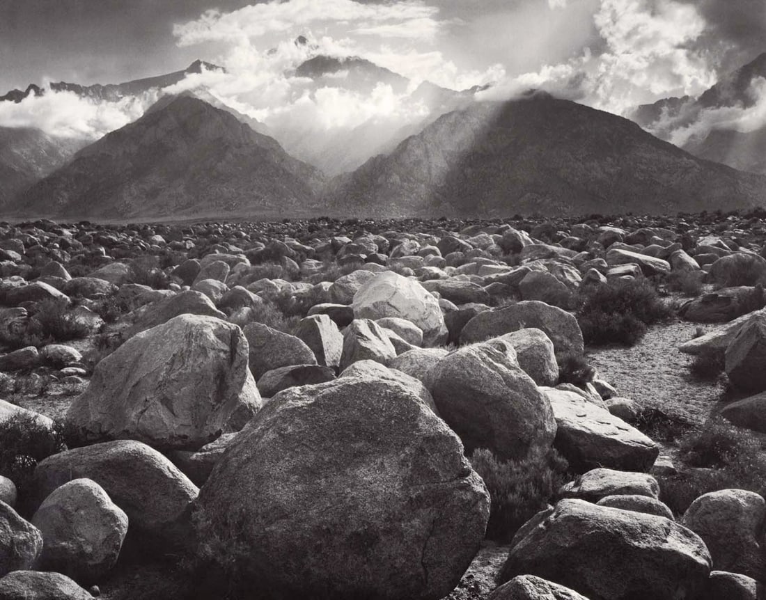 ANSEL ADAMS - Mt. Williamson, Sierra Navada, c. 1944 (1 of 1)