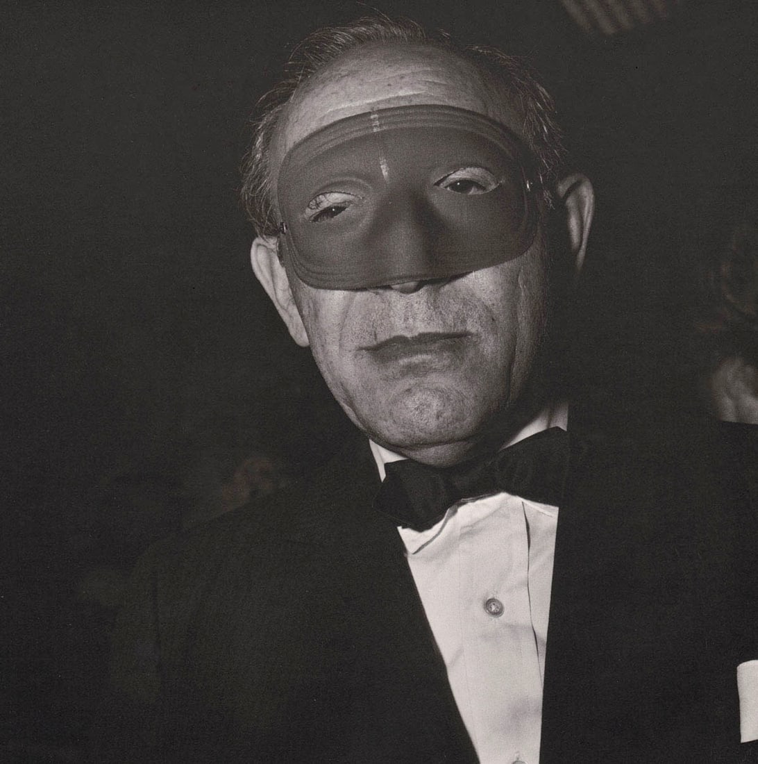 DIANE ARBUS - Masked Man at a Ball, NYC, 1967 (1 of 1)