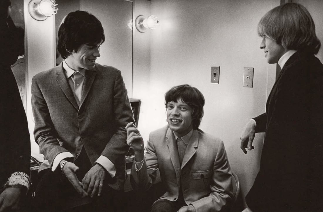 JIM MARSHALL - The Rolling Stones backstage, SF, 1965 (1 of 1)