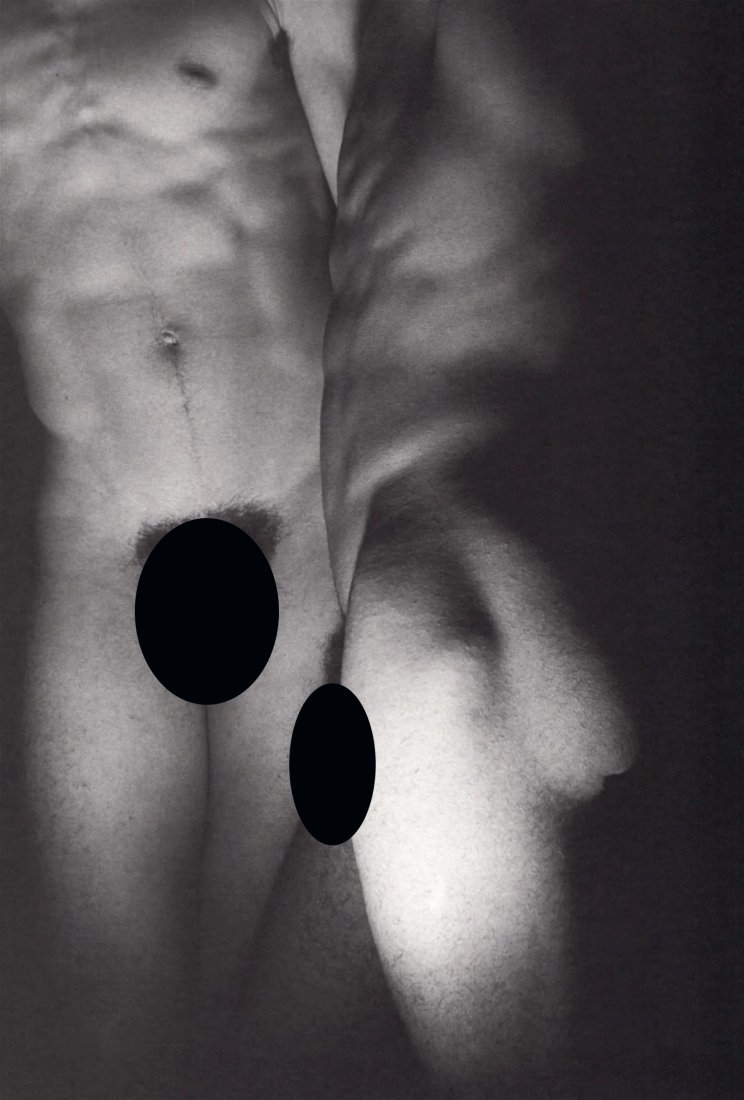 DINO PEDRIALI - Brothers, Romolo and Claudio, 1984: Artist: DINO PEDRIALI Print Title: Brothers, Romolo and Claudio, 1984 Medium: Duotone Photo-Lithograph Printing Date: 1980's Printed in Switzerland Image Size: 8.25 X 6 inches Dino Pedriali (b. 1950)