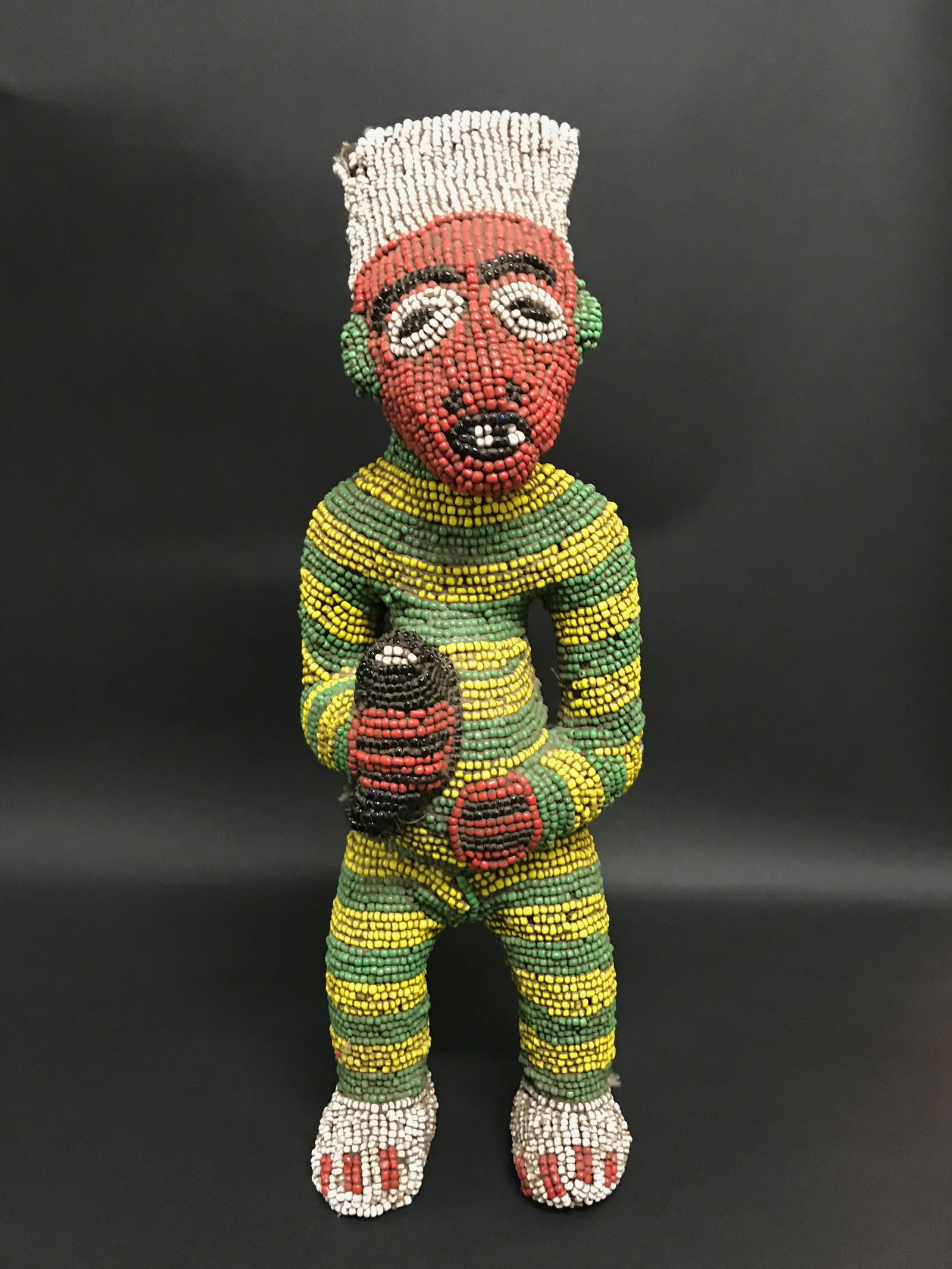 Bamileke Beaded Statue (1 of 5)