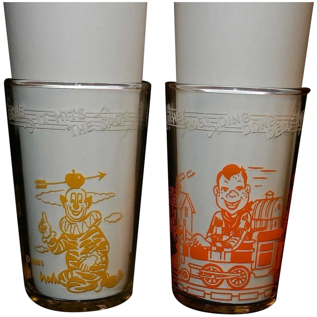 Vintage 1953 Welch's Jelly Swag Advertising Drinking Glasses (1 of 11)