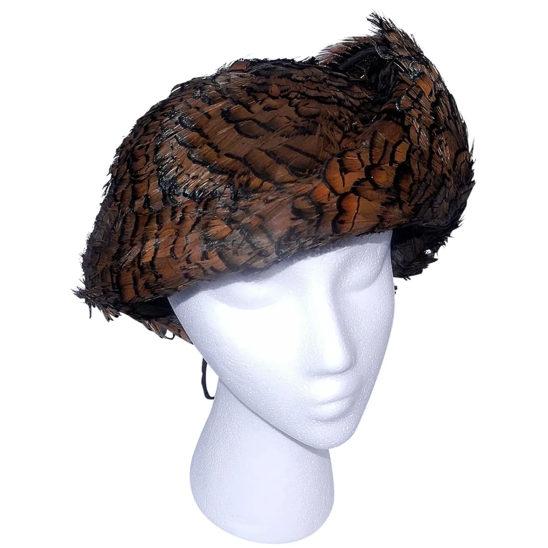 Vintage Geo. W. Bollman Co. Inc, “Excello,” 100% Wool, Pheasant Feather Covered (1 of 10)