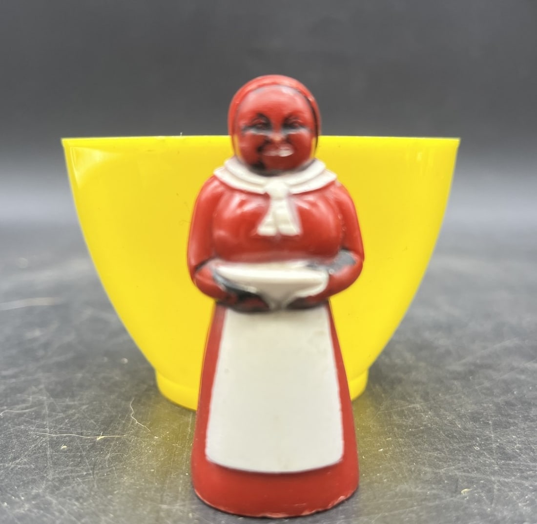 VINTAGE F&F BLACK AMERICANA AUNT JEMIMA Sugar Cup (1 of 8)