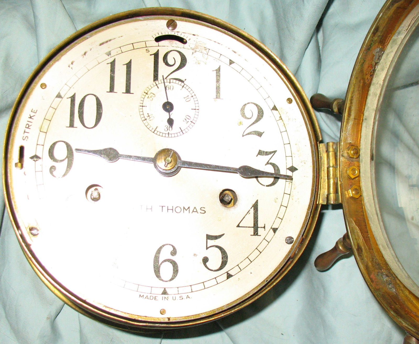 WWII era Seth Thomas Ships Wheel Clock (1 of 4)