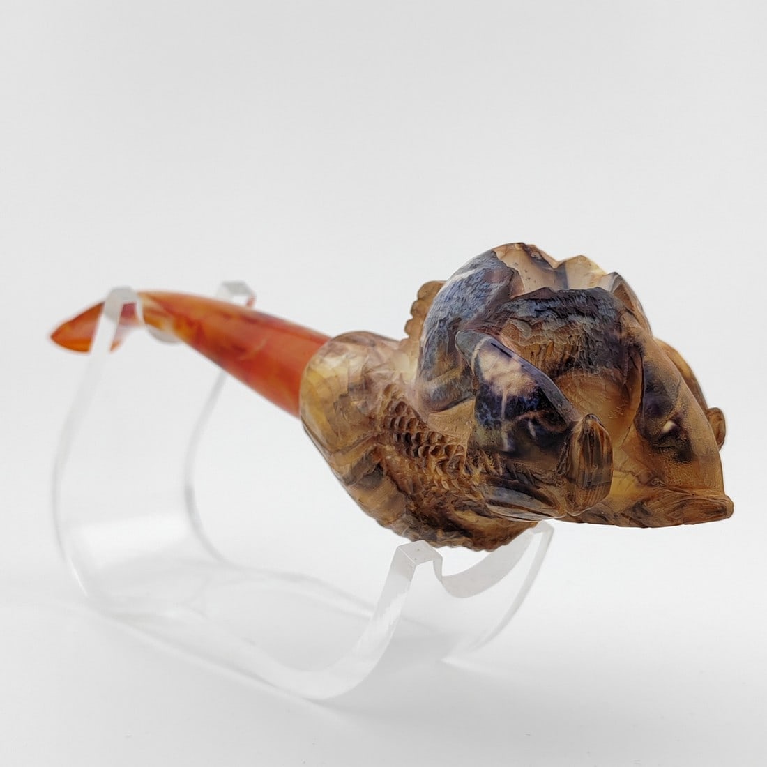 Eagle Claw Meerschaum Pipe,Colorful Pipe (1 of 9)