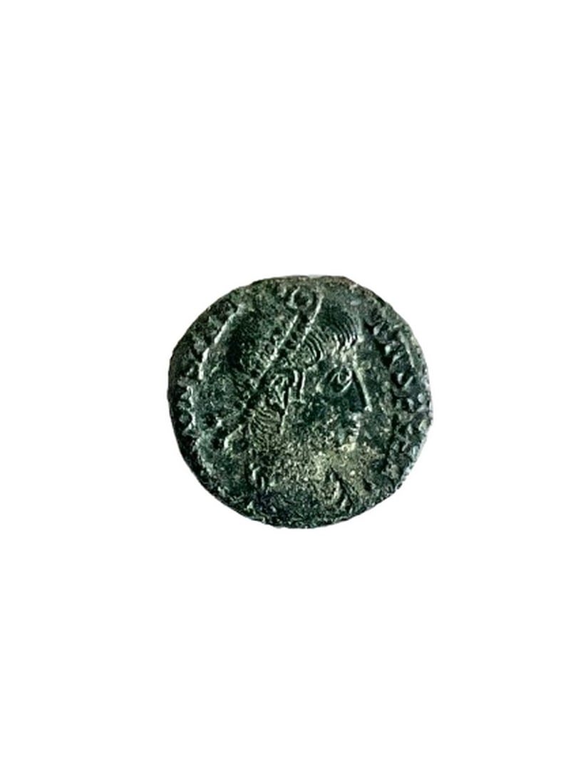 Roman Empire, Post Constantine the Great 347-380 C.E. Bronze 1/2 Centenionalis (1 of 2)