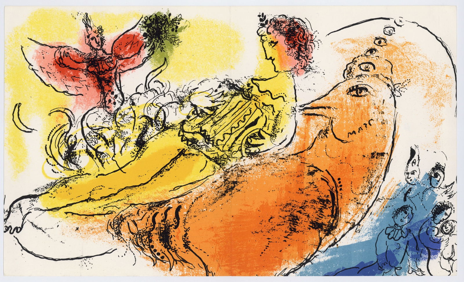 Marc Chagall "L'Accordeoniste" original lithograph (1 of 1)