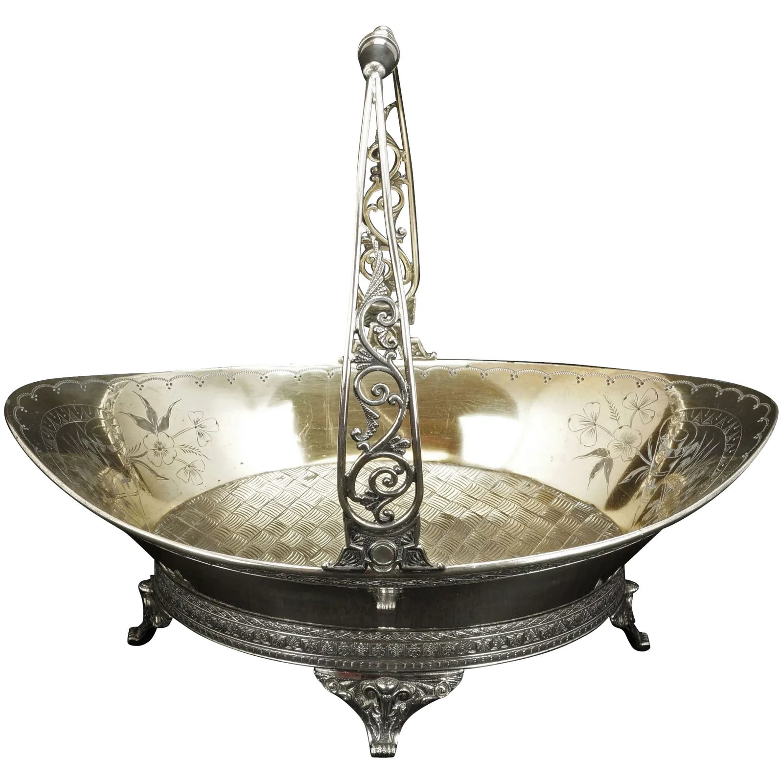 Aesthetic Movement Cake Basket by Webster (1 of 8)