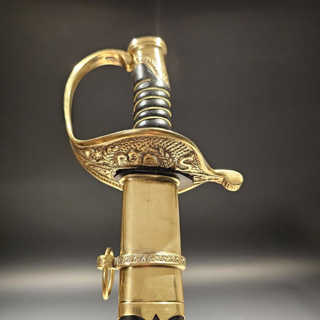 Fayetteville Armory Civil War Officers Confederate CS Sword: 37 1/2" long with steel scabbard Nice Reproduction civil war sword. Dull carbon steel blade "Fayetteville Armory" on one side and "India" on the other as shown in the images... Please see all the imag