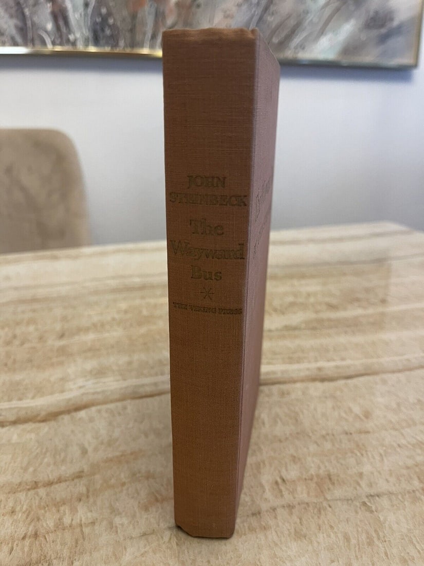 The Wayward Bus John Steinbeck 1947 First Edition 1st printing Viking Hardcover (1 of 7)