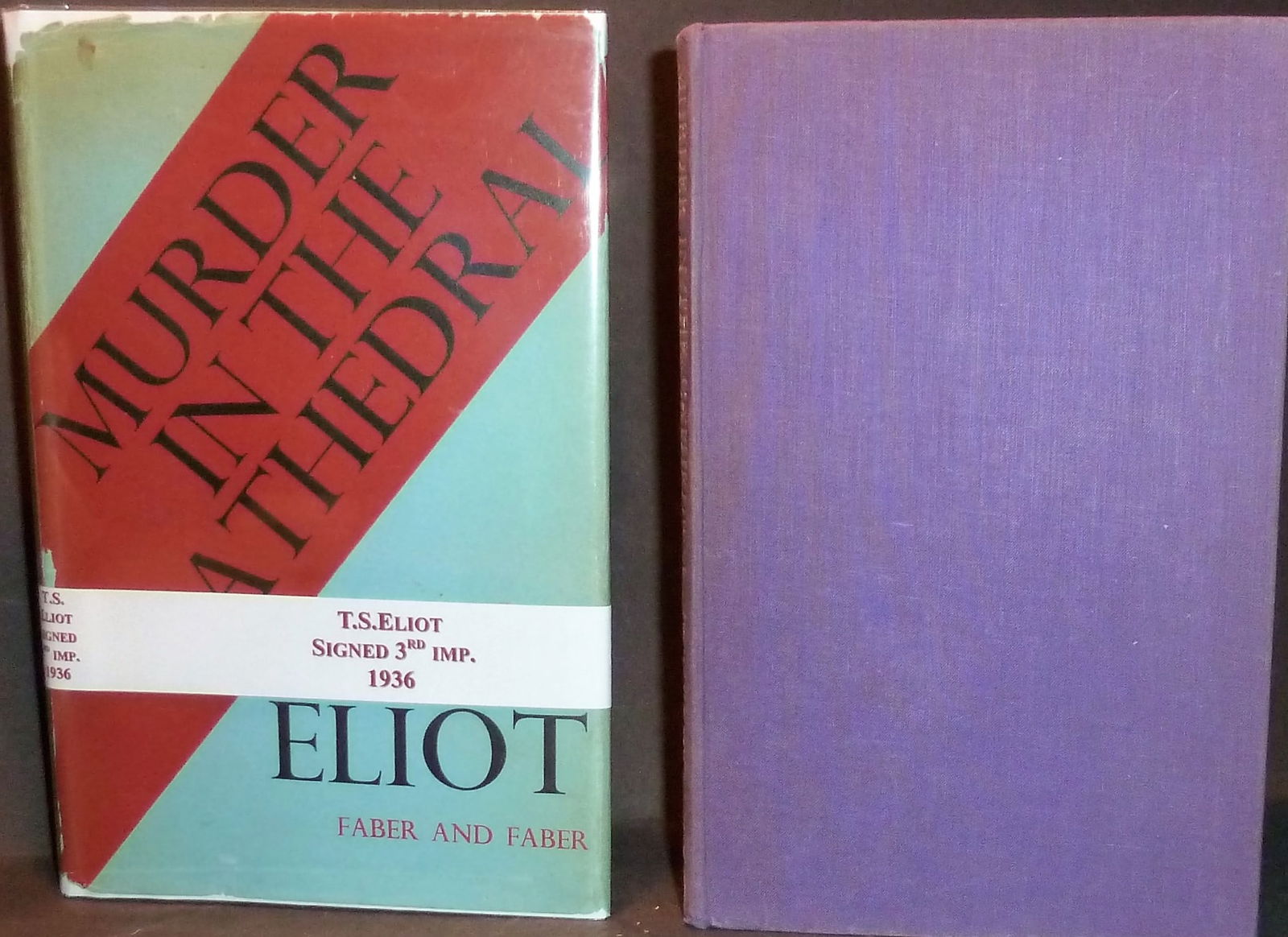 T.S. Eliot - Signed - Murder in the Cathredal (1 of 5)