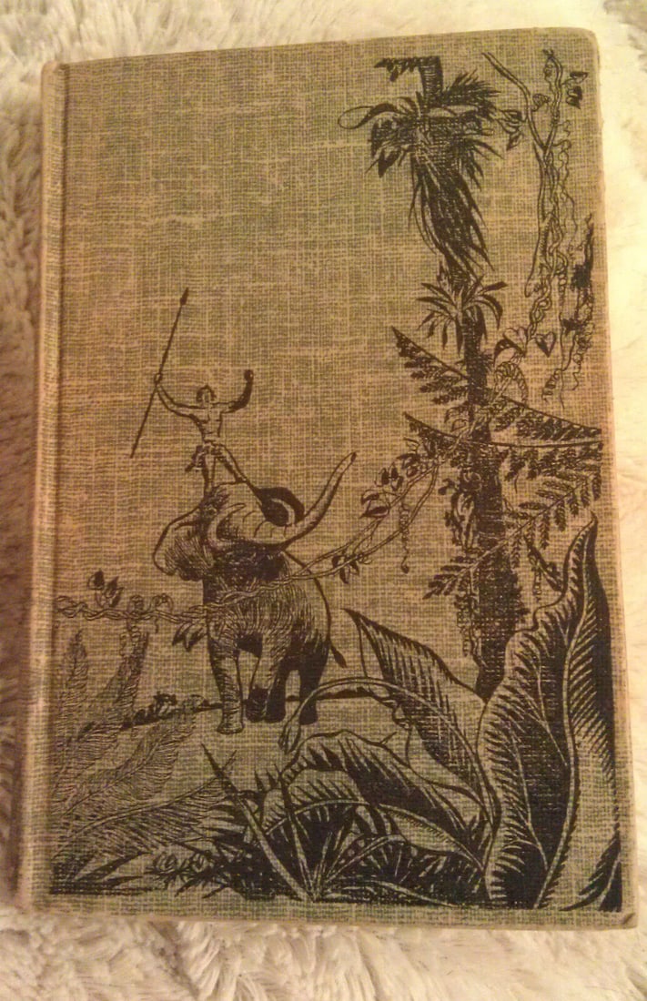 Tarzan & the Jewels of Opar -Burroughs - Vintage-Rare! - Grosset & Dunlap 1950 (1 of 5)