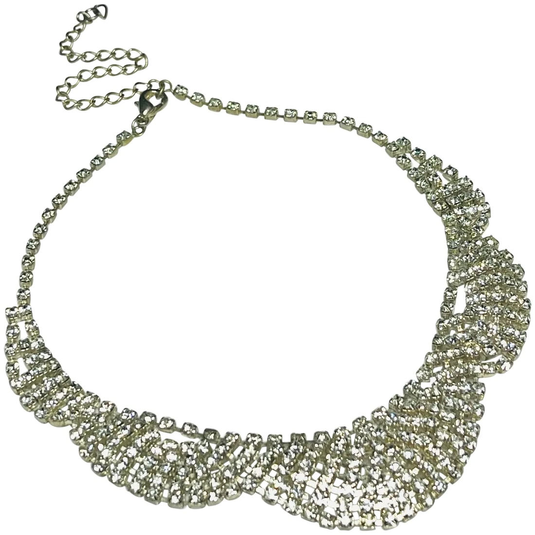 Vintage Rhinestone Statement Necklace (1 of 5)