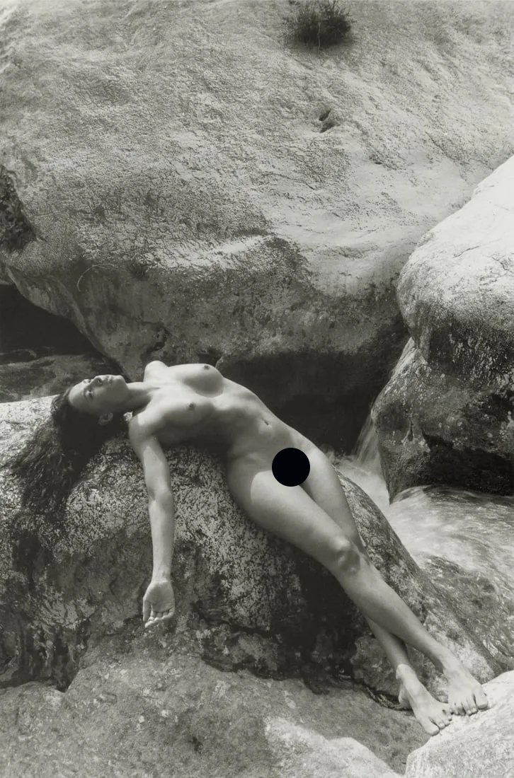 LUCIEN CLERGUE - Female Figure, Lago di garda, Italy (1 of 2)