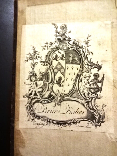 1727 Leather Latin Orations Nice Bookplate: Conciones Et Orationes Ex Historicis Latinis, printed at London by Jacob Tonson and Johannis Watts, MDCCXXVII (1727), 368 pages, Index. Leather binding with light loss, very good. Internally Fine, nic