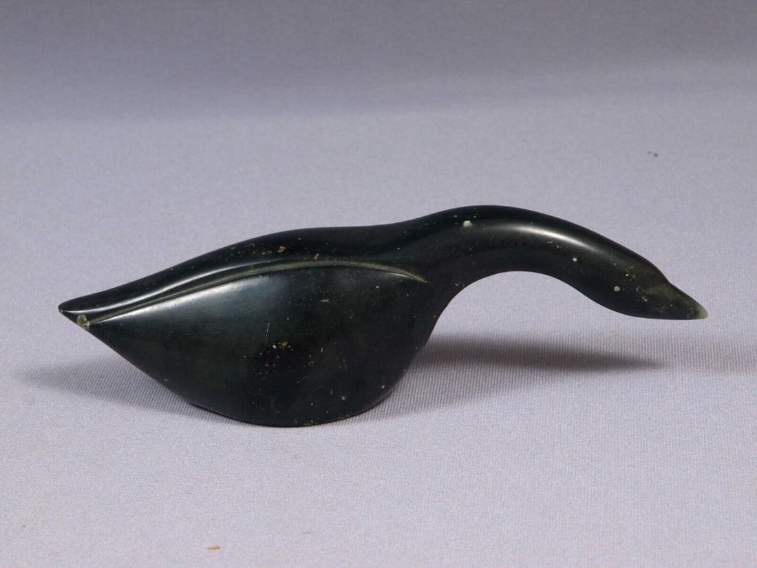 Vintage Native American Canadian Stone Carving Bird Goose Ross Parkinson (1 of 5)